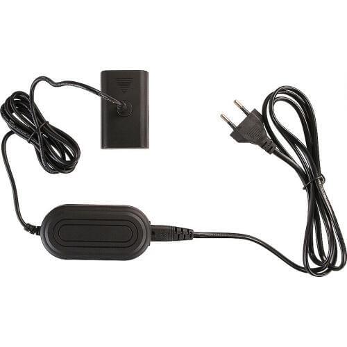 Dummy Battery + AC Power Supply Adapter For SONY NP-F550 570 970