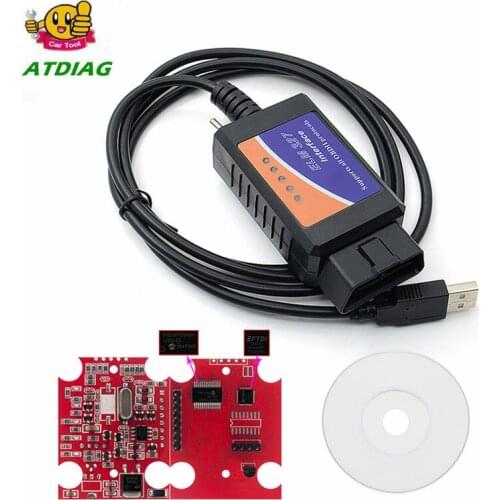 USB V1.5 ELM327 modified for Ford Forscan ELMconfig CH340+25K80 chip HS-CAN / MS-CAN Free Shipping
