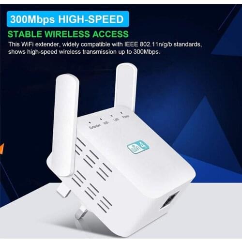 Cioswi WD-R611U Wifi Extender Signal 2.4G Wifi High Speed 300Mbps Wireless Repeater Mini Wifi Booster Home Office
