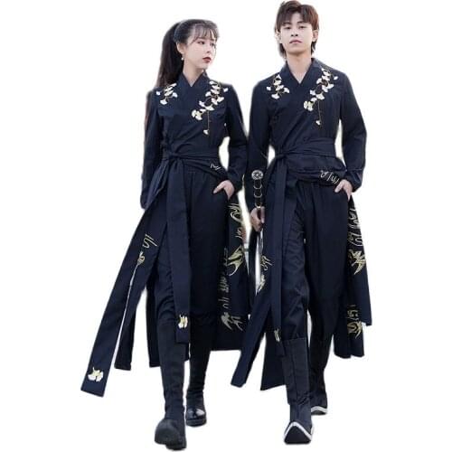 Oriental Woman Chinese Traditional Hanfu Clothing Japanese Samurai Cosplay Costume Ancient Tang Suit Swordsman Gown Robes Kimono