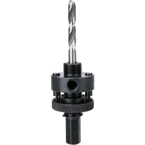 120mm Hex Shank Bi-metal Hole Saw Arbor Mandrel With Drill Bit For 32mm-210mm Holesaw For Cutting Stainless Wood Thin Plastics