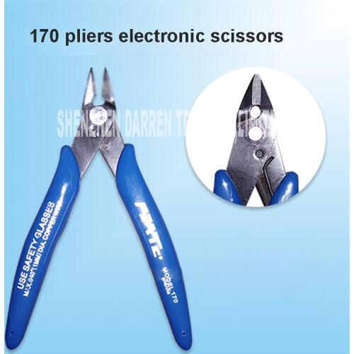 170 clamp pliers Electronics Diagonal Cutters Side Wire Cutter PVC Handle high carbon steel Clamp material Cut diameter 1.2MM
