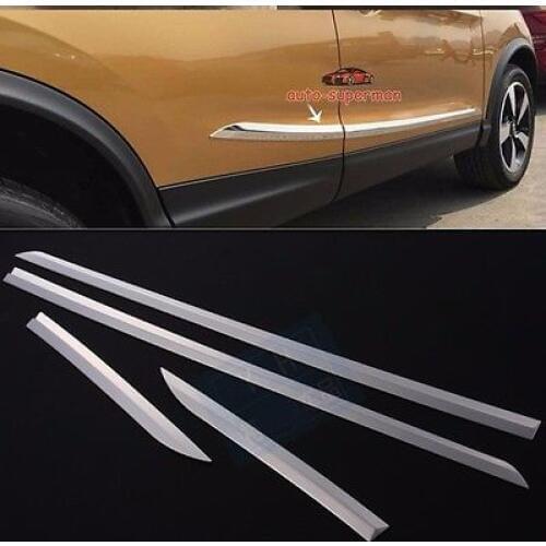 304 S.Steel Side Door Molding Trim Chrome For Nissan Qashqai 2014 2015 2016 2017