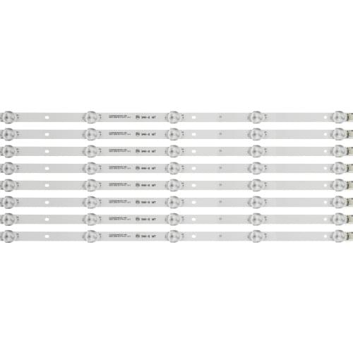 8pcs/set LED strip For For TH-LD50WE9 XYD50BA01 LE-8815A LE-8822A 50A6 LE50U51A LD-50FHD CC02500D445V05 500C 50E9 5S1P 4X10 1210