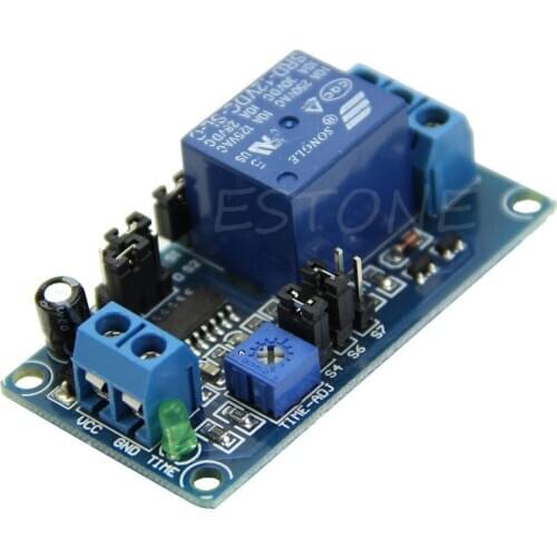 Free shipping DC 12V Delay Relay Delay with Timer Turn on Delay Turn off Switch Module L15