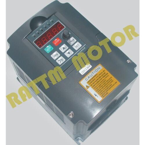 2.2KW 110V VFD Inverter Variable Frequency Drive 20A 3HP Input 1HP 110V Output
