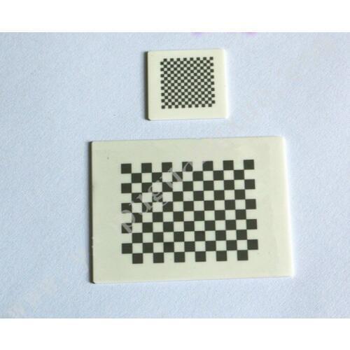 Diffuse Reflection Ceramic Chessboard Calibration Plate Differentiation Plate Lattice 0.25/0.5/1/2MM