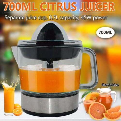 700ml Electric Citrus Orange Juicer Squeezer Lemon Fruits Masticating Machine Juicer Extractor Household Fruit Press Machine