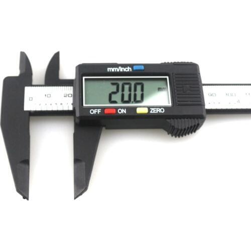 150mm Electronic Digital Caliper 6 Inch Carbon Fiber Vernier Caliper Gauge Micrometer Measuring Tool Digital Ruler