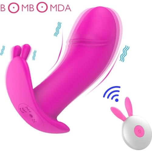 Remote Control Thrusting Dildo Vibrators Panties for Women Clitoris Stimulator Adult Sex Machine Female Masturbator Vagina Toys