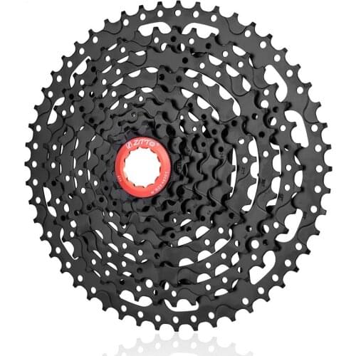 ZTTO Cassette Flywheel 9 Speed Bike Freewheel 11-50T Mountain Bike Replacement Accessory Freewheel for Cycling Parts