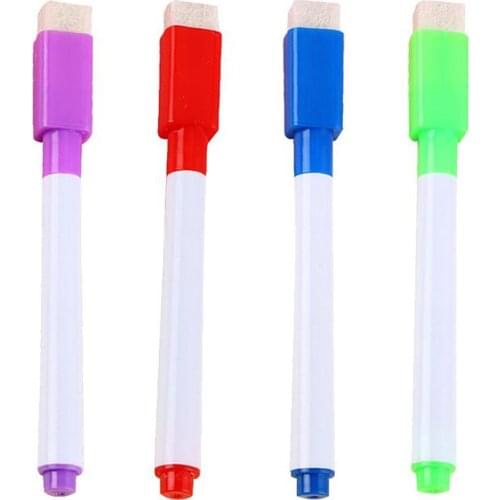 Colorful School Classroom Whiteboard Pen Erasable Children Kids Stationery Gift Eraser Marker Pen