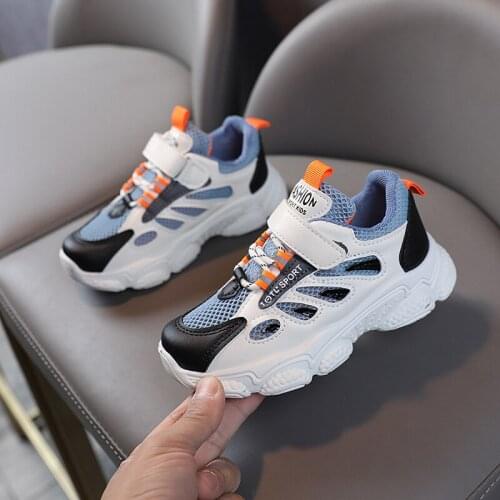 Sneakers for Boys Girls Sports Shoes Toddler Mesh Lightweight Leisure Shoes Children Breathable Running Shoe 25-36