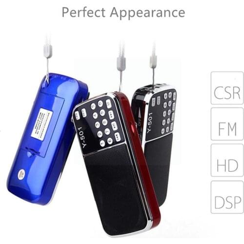 L-088 Hi-Fi Mini Speaker MP3 Audio Player Flashlight FM Card Support Micro Amplifier TF Portable SD Radio R4I7