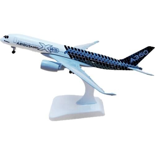 20CM Airbus A350 Prototype Airplane Plane Model Diecast Aircraft Airliner Toy Model Kids Gift Collectible Display