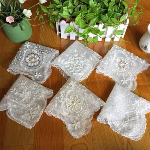 Table lamp cushion vase pad Elegant Embroidery Table Runner Pastoral Fabric Tea tablecloth, Luxury Cover for decoration