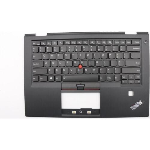 New For Lenovo Thinkpad X1 Carbon 4th Gen Palmrest Panel Bezel Cover US English Backlit Backlight Keyboard FRU 01AV154 01AV193