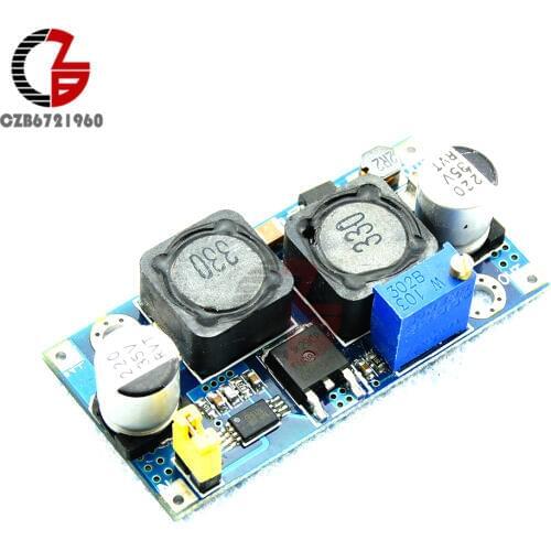New 3-15V To 0.5-30V Auto DC-DC Solar Converter Regulator Boost Buck Module 25W