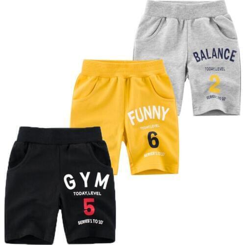 Baby Boys Clothes Fashion Kids Boy Half Trouser Summer Short Style Pants High Quality Soft Sports Elastic Cotton Shorts 2021 New