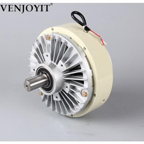 24V Magnetic powder single axle brake with Magnetic powder clutch and brake,Inflatable shaft electromagnetic brake