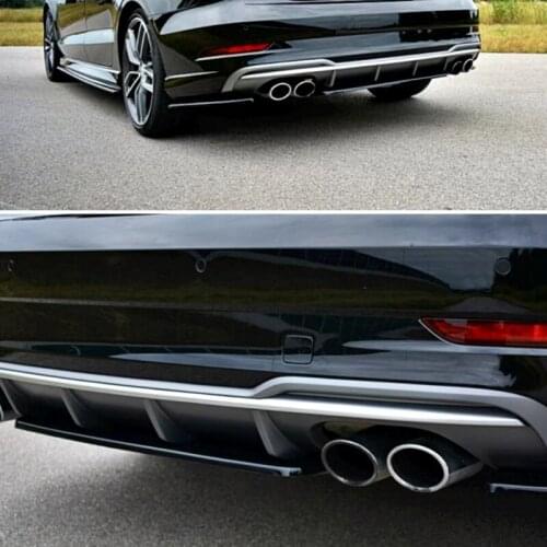 Suitable for Audi 14-20 A3 S3 Rs3 Modified Carbon Fiber Front Side Skirt Rear Lip Tail Light