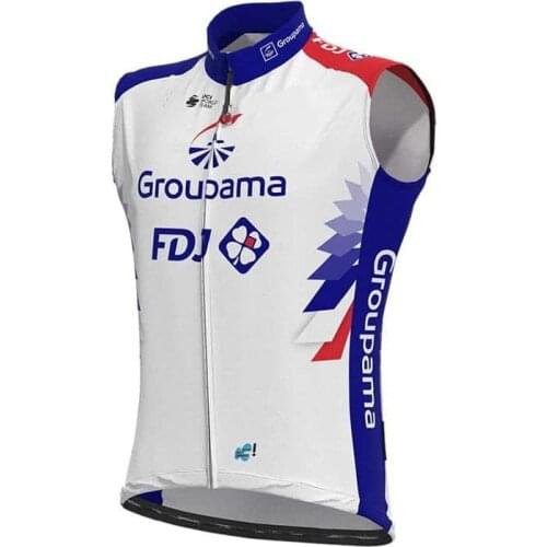 WINDSTOPPER WINDPROOF 2021 GROUPAMA FDJ TEAM ONLY CYCLING GILET SLEEVLESS VEST JERSEY WEAR ROPA CICLISMO