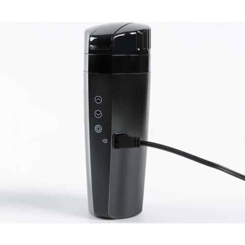 12V Portable Touch Screen Car Auto Heating Cup Electric Water Heater Thermal Mug