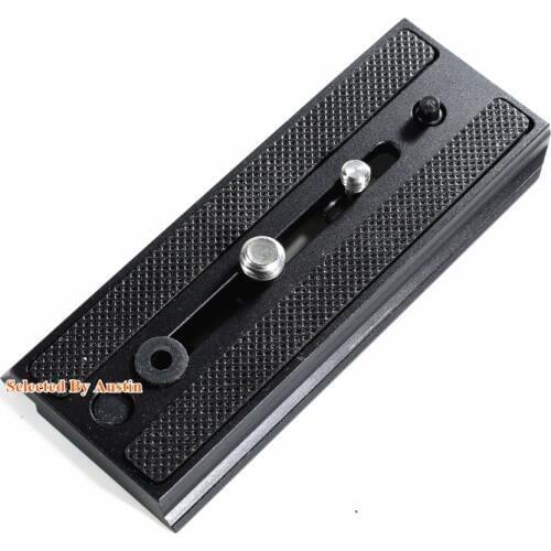 120MM 501PL Long Sliding Quick Release Plate W Screw For Manfrotto Head 501HDV 701HDV 503HDV 577Rapid MVH500AH MVM500A Camcorder