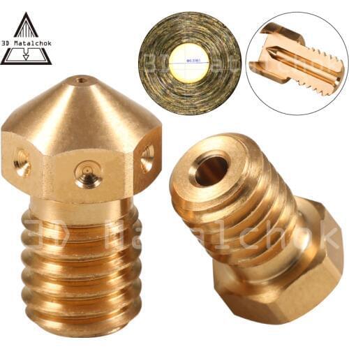 3D Matalchok High precision V6 Nozzle for 3D printer titan extruder J-Head&MK8 Prusa i3/creality cr-10/Anet A8 extrusion hotend
