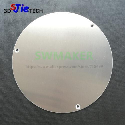 Kossel 3D printer circular 210mm round hot bed aluminum plate delta hot bed support plate use with heating film upgrade