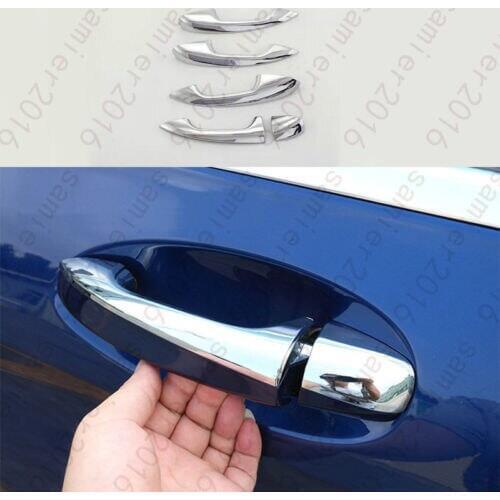 5pcs Chrome Outer Door Handle Cover Trim For Mercedes-Benz GLC Class X205 16-17