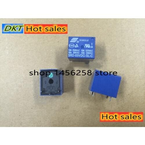 Freies Verschiffen 50 teile/los Relais SRD-05VDC-SL-C SRD-09VDC-SL-C SRD-12VDC-SL-C SRD-24VDC-SL-C 5 v 9 v 12 v 24 v 10A 250VAC