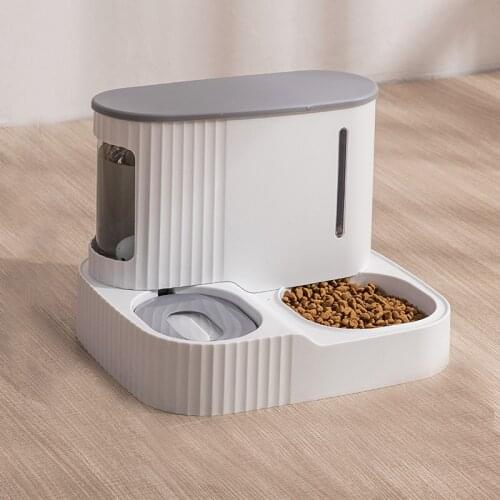 Automatic Cat Feeder Pet Bowl Large Capacity Dog Cat Food Bowl with Dry Food Storage Water Dispenser Pet Feeding Accessories