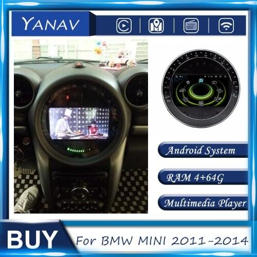 Car Radio Audio Android Carplay For BMW MINI 2011-2014 GPS Navigation Auto Stereo Receive Video Multimedia MP3 Player Head Unit