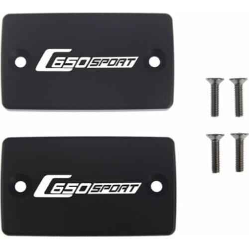 CNC Motorcycle Brake Fluid Fuel Reservoir Tank Cover Cap FOR BMW C650 Sport 2016-2019