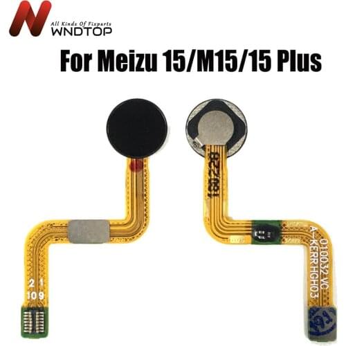 For Meizu 15 M15 Fingerprint Button Flex Cable Sensor Touch ID Meizu 15 Plus Home Button Flex Cable Replacement Parts 15 Lite