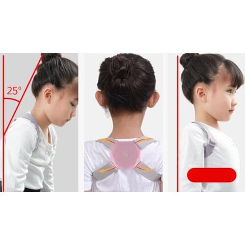 Electric Posture Corrector Back Brace Spine Stretcher Lumbar Vibration Massager