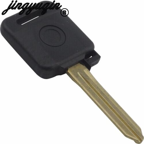 Jingyuqin 10pcs/lot Remote Ignition High Quality Transponder Car Key Shell For Nissan Qashqai Tiida Uncut Blade Car Key Case