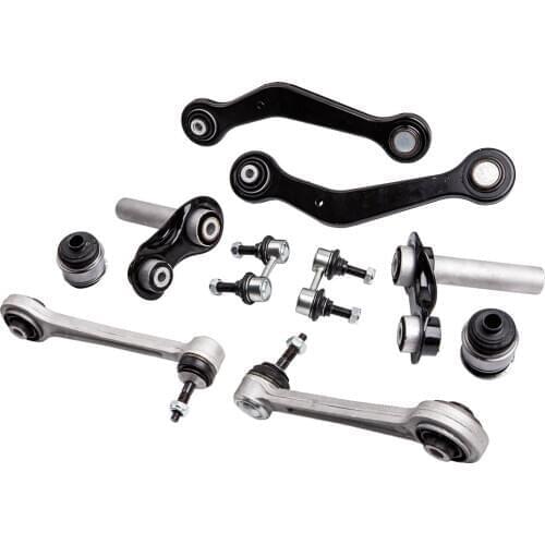 Rear Control Arms Tie Rod Sway Bar Links Ball Joints Kit for BMW X5 E53 3.0i 4.4i 4.6is 4.8is 2000-2006 33326770859 33326770860