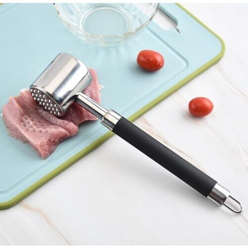 Kitchen household meat hammer 304 stainless steel steak meat hammer German pork chop hammer loose meat hammer artifact