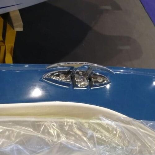 Stainless Steel 316 Flush Boat Cleats 5"/6" Mirror Polished Invisible Marine R3MD