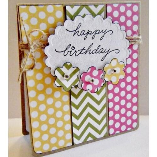 Metal Cutting Dies Flower Pattern Rectangle Cut Die Shasta Daisy Scrapbook Paper Craft Mould Blade Punch Stencils Dies