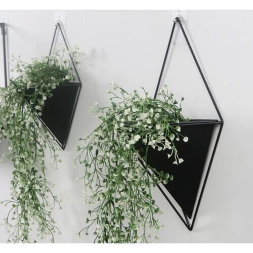 Wall Hanging Planter Wedding Flower Vase Geometric Planter Wall Decor Air Plant Container for Wedding Party Home Decoration Gift