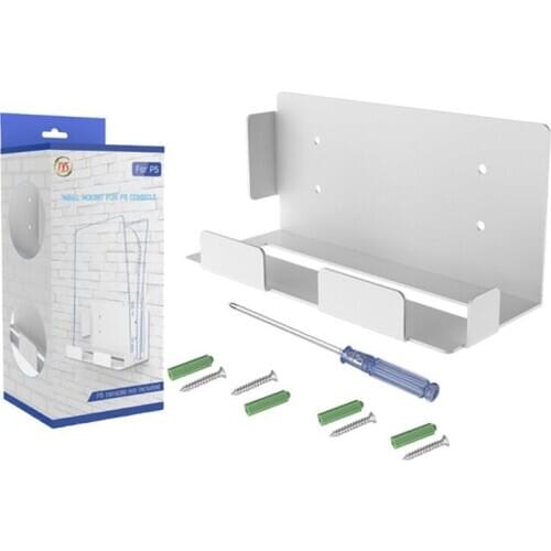 For PS5 Console Wall Bracket For PS5 Game Console Storage Bracket P5 Wall Storage Bracket