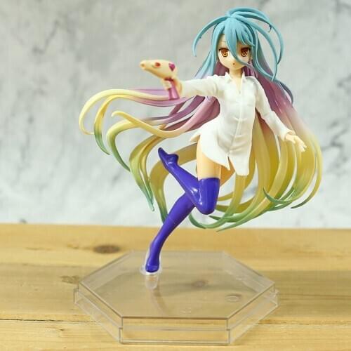 No Game No Life Shiro Sniper Ver. PVC Figure Collectible Model Toy Anime Sexy Girl Figurine Brinquedos