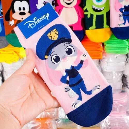 Disney Cartoon Mickey Mouse Socks Donald Duck Judy Pige Pig Daisy Socks Fashion Cotton Socks