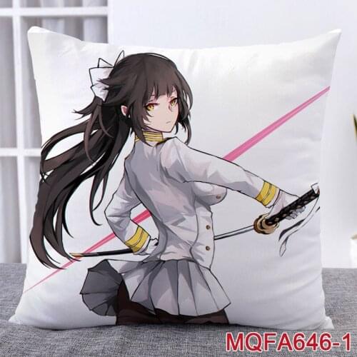 2020 New Anime Game Azur Lane Dakimakura Cover Case 3D Print Two Sided 45X45CM Decorative Pillowcase Square Pillow Covers ZL01A