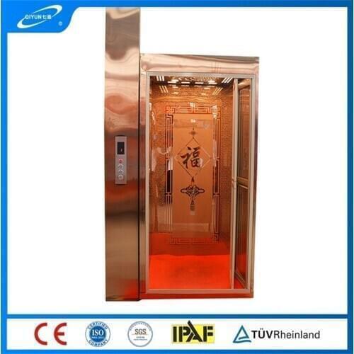 Qiyun customized cheap indoor and outdoor electric vertical man platform personal home hydraulic lift elevator price