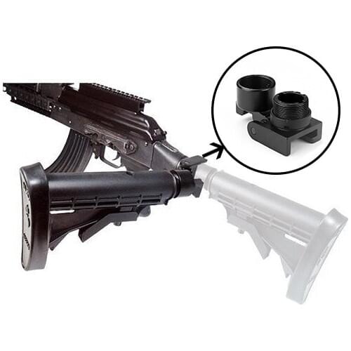 Tactical 7.62X39 Side Folding Buffers Butt Stock Adaptor Mount for Hunting Airsoft AK 47 / 74 AR15 AKs M4 A2 Rifle Accessory