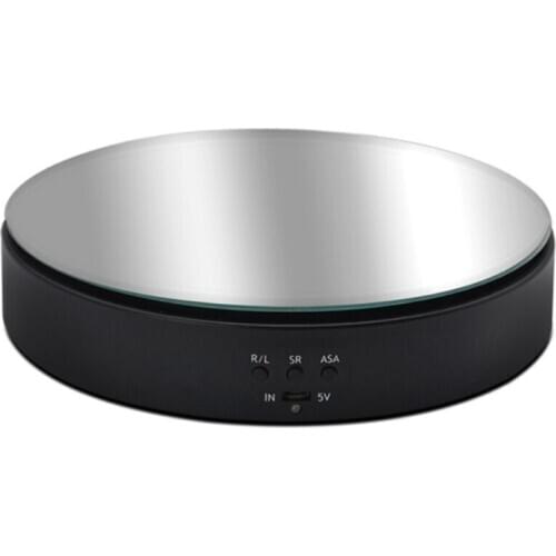 Merchandise Display Base,360 Degree Electric Rotating Turntable for Photography. Automatic Revolving Platform Perfect for 360 De